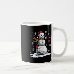 Mug Bonhomme de neige de golf joueur de golf chapeau d