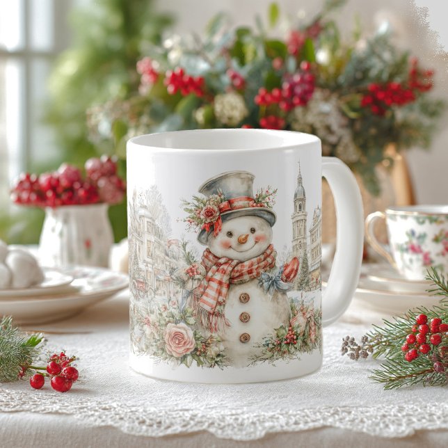 Mug bonhomme de neige de Noël (Créateur téléchargé)