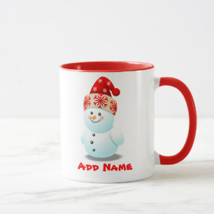 Mug Bonhomme de neige drôle