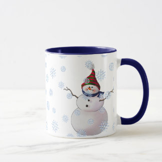 Mug BONHOMME DE NEIGE, ÉCHARPE et PAC de BAS par