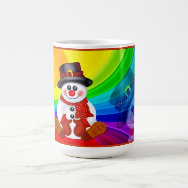 Mug Bonhomme de neige heureux (Centre)