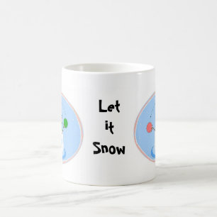 Mug Bonhomme de neige jonglant pastel