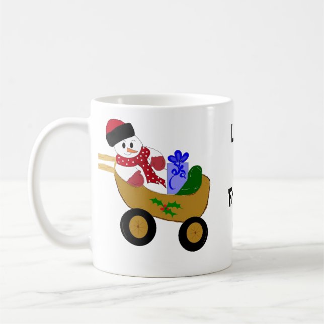 Mug Bonhomme de neige roulant (Gauche)