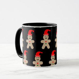 Mug Bonhomme en pain d'épice heureux Hiver