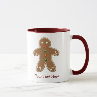 Mug Bonhomme en pain d'épice mignon personnalisé de