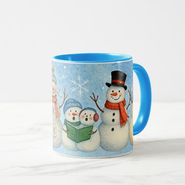Mug Bonhommes de neige (Devant droit)