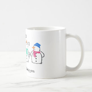 Mug Bonhommes de neige drôles