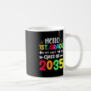 Mug Bonjour 1ère année sur le chemin d'être classe de