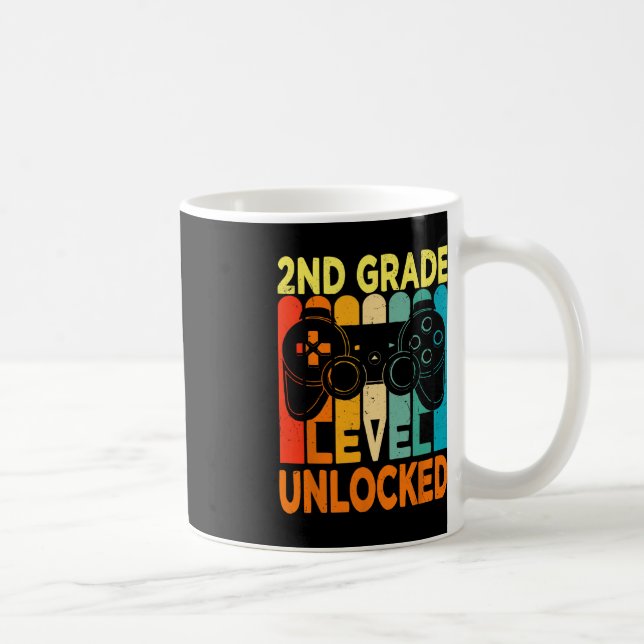 Mug Bonjour 2e année Jeu vidéo déverrouillé Retour à (Droite)