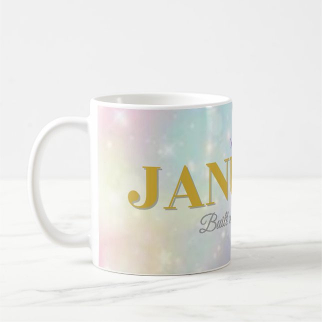 Mug Bonjour à Janvier : Un toast au meilleur mois (Gauche)