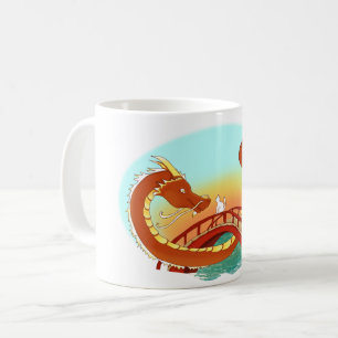 Mug Bonjour ami chat et dragon