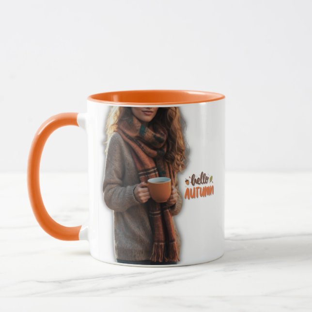 Mug Bonjour automne (Gauche)