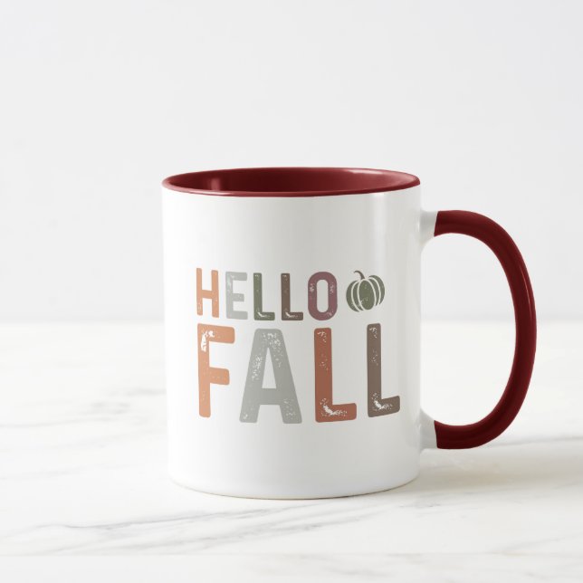 Mug Bonjour Automne (Droite)