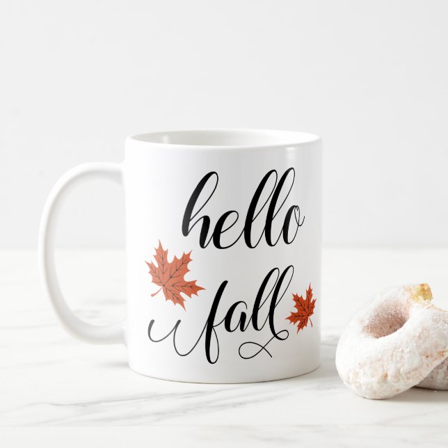 Mug Bonjour automne (Avec donut)