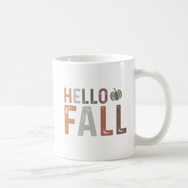 Mug Bonjour Automne (Droite)
