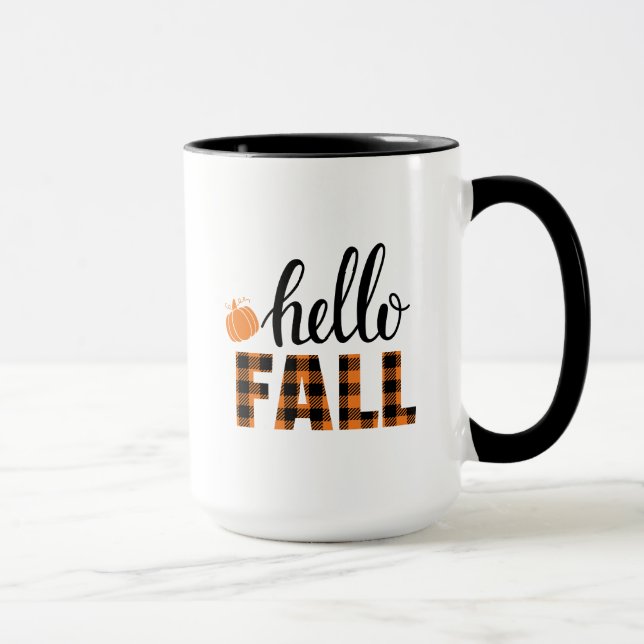 Mug Bonjour automne (Droite)