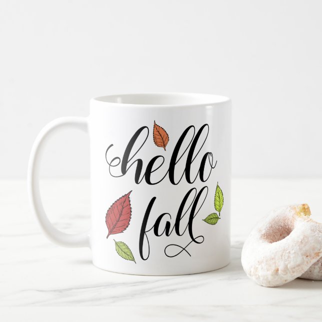 Mug Bonjour automne (Avec donut)