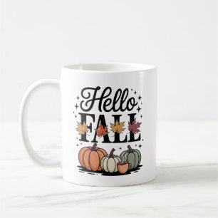 Mug Bonjour Automne Citrouille Automne