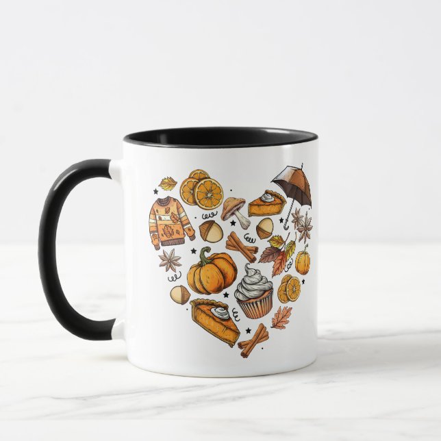 Mug Bonjour Automne Feuilles De L'Automne Cosy Automne (Gauche)