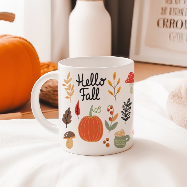 Mug Bonjour automne heureux automne (Créateur téléchargé)