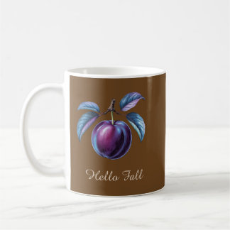 Mug Bonjour Automne Texte Personnalisé Automne Fruit D