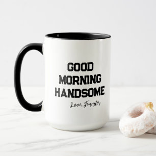 Mug 'Bonjour Beau' Charmant et Personnalisable