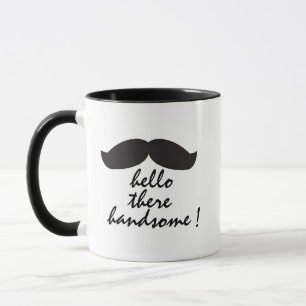 Mug Bonjour Beau Mug, Cadeau de café drôle pour petit 