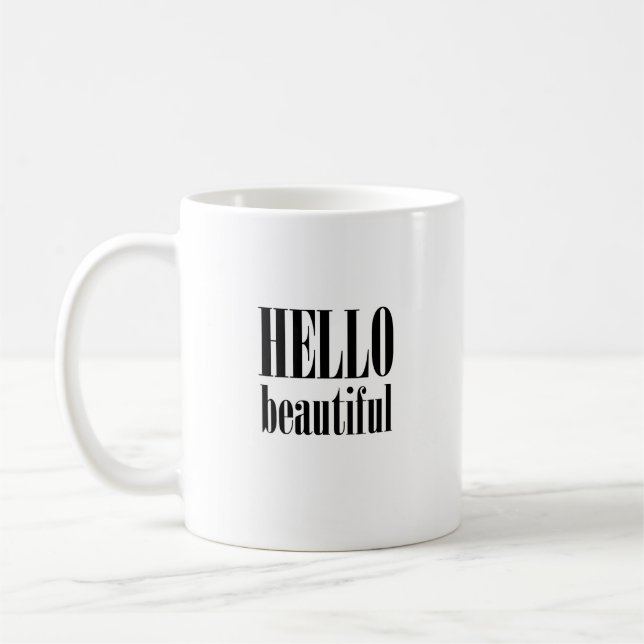 Mug Bonjour belle (Gauche)