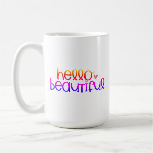 Mug Bonjour belle flirtin Love Saint Valentin cadeau