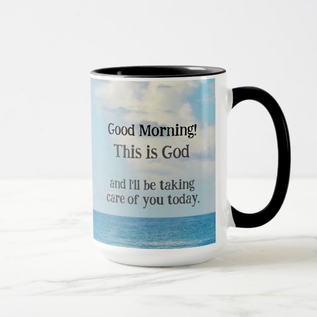 Mug Bonjour ! C'est Dieu (Droite)