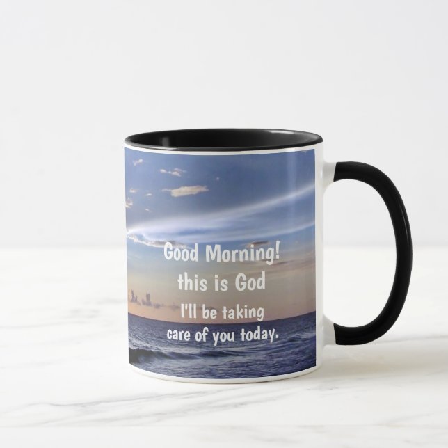 Mug "Bonjour, c'est Dieu ! (Droite)