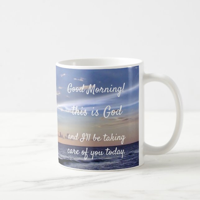 Mug "Bonjour, c'est Dieu ! (Droite)