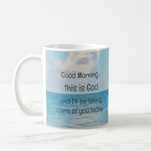 Mug "Bonjour, c'est Dieu ! (Gauche)