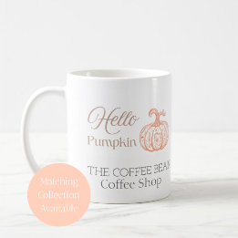 Mug Bonjour Citrouille Marque d'Automne pour Boutique