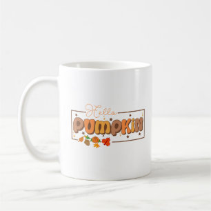 Mug Bonjour Citrouille Thanksgiving