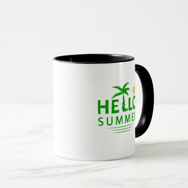 Mug Bonjour été (Devant droit)