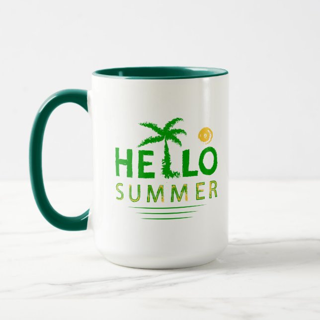 Mug Bonjour été (Gauche)