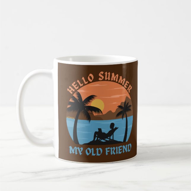 MUG BONJOUR ÉTÉ MON VIEUX AMI                         (Gauche)