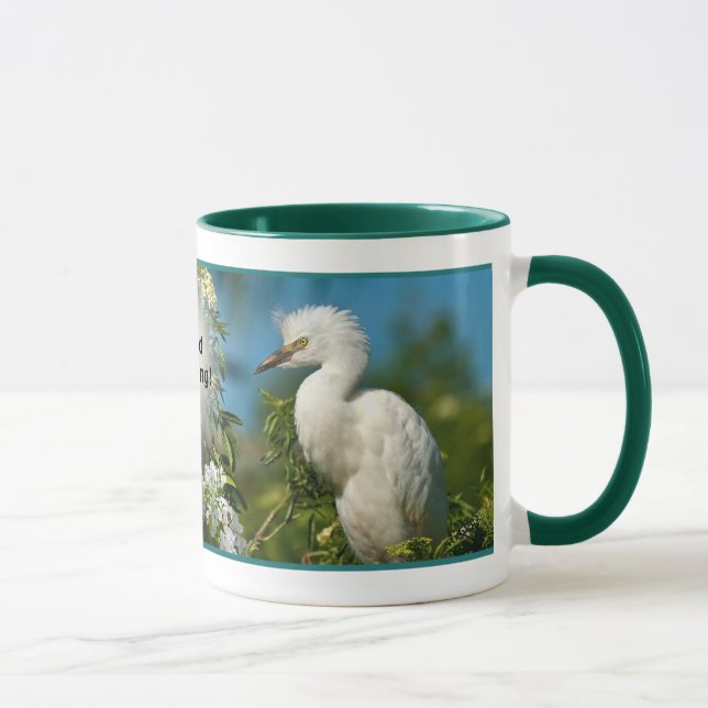 Mug Bonjour héron de Milou (Droite)
