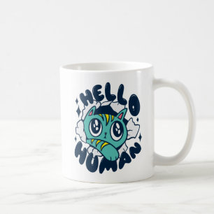 Mug Bonjour homme Cute Cat