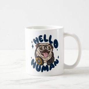 Mug Bonjour humain Chien mignon