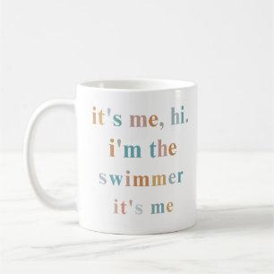Mug Bonjour, je suis le nageur c'est moi, équipe de na