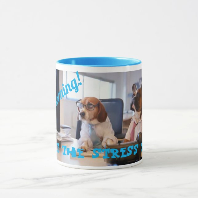 Mug Bonjour ! Laissez l'effort commencer… (Centre)