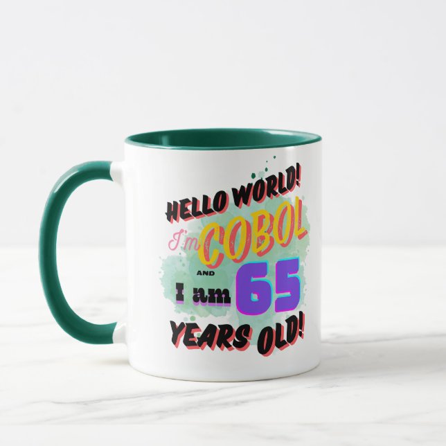 Mug Bonjour le monde Le langage de programmation Cobol (Gauche)