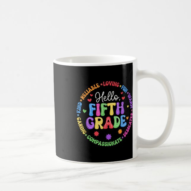 Mug Bonjour l'équipe de cinquième Groovy 5e Premier Jo (Droite)