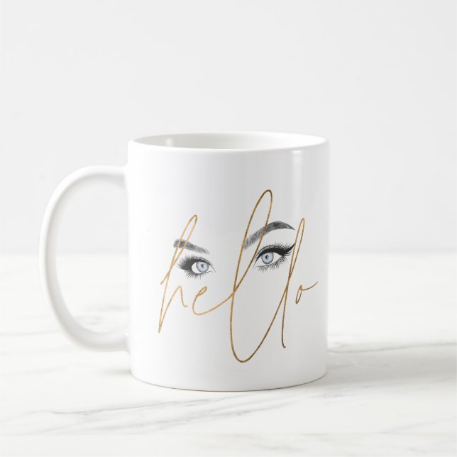Mug Bonjour les yeux (Gauche)