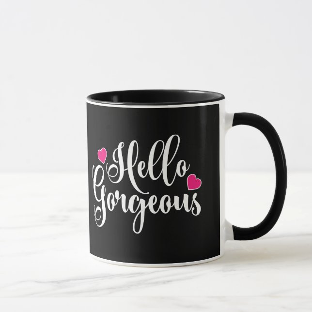 Mug Bonjour magnifique (Droite)