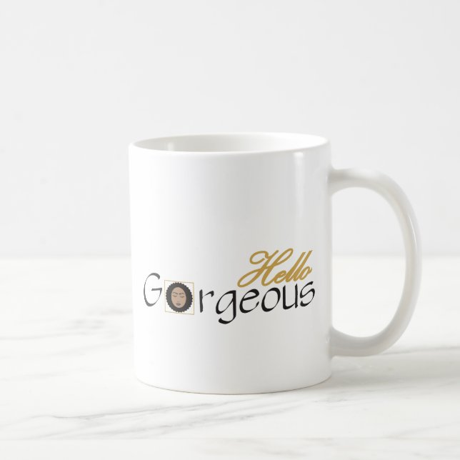 Mug Bonjour magnifique (Droite)
