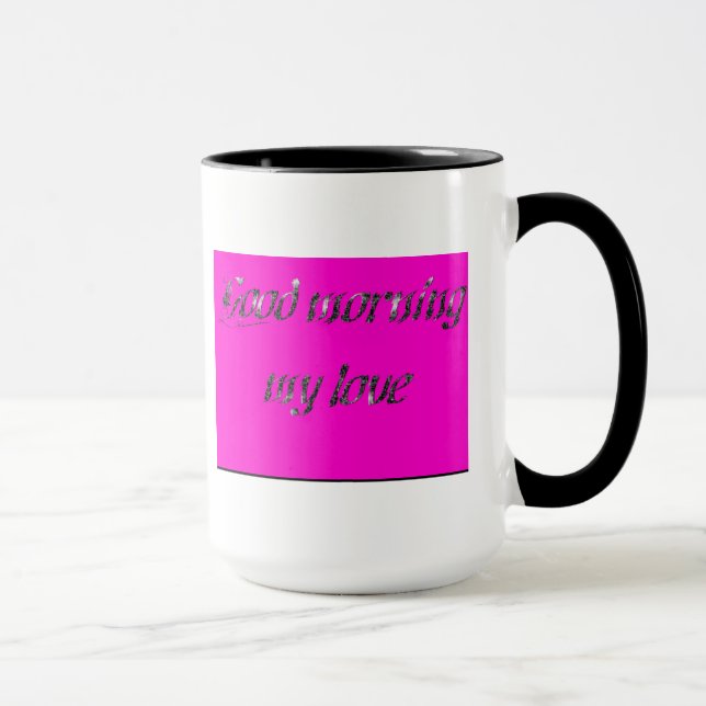 Mug Bonjour mon amour (Droite)