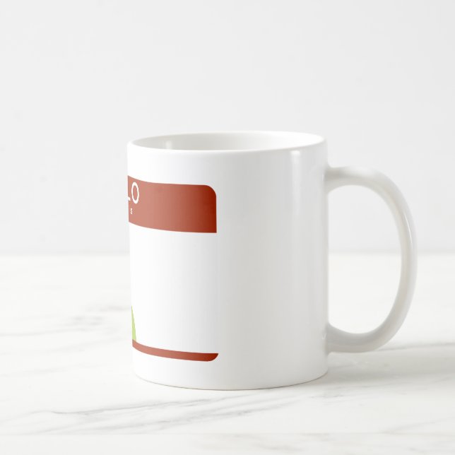 Mug bonjour mon nom est androïde (Droite)